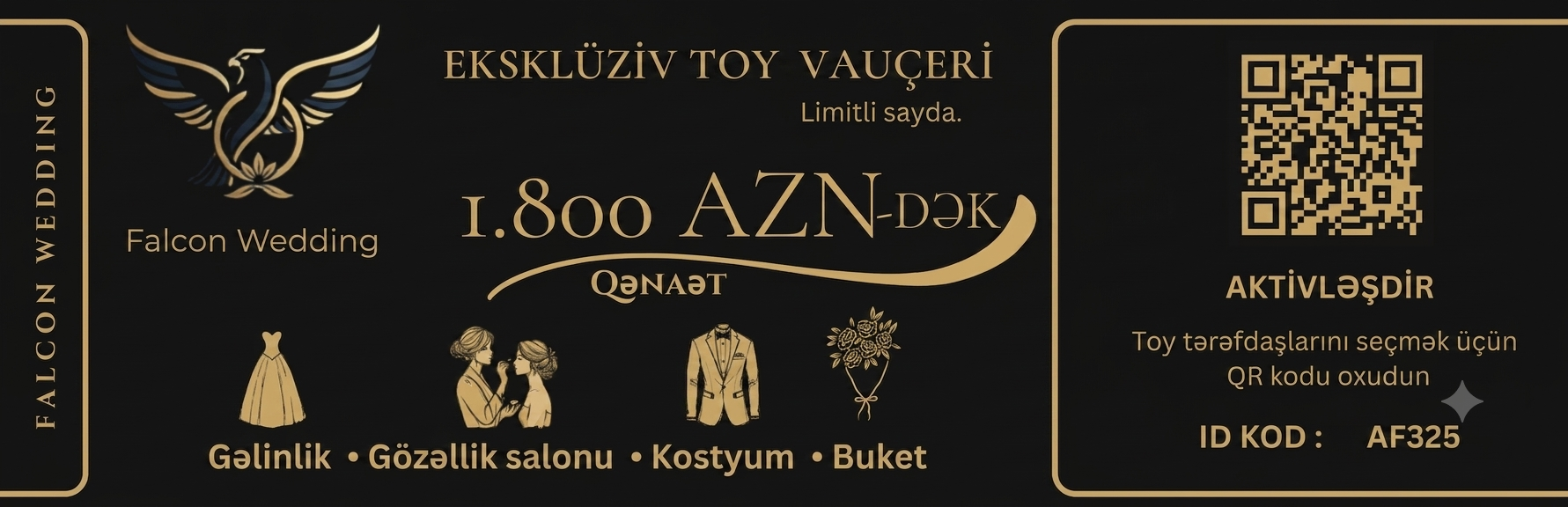 Falcon Wedding Eksklüziv Vauçer