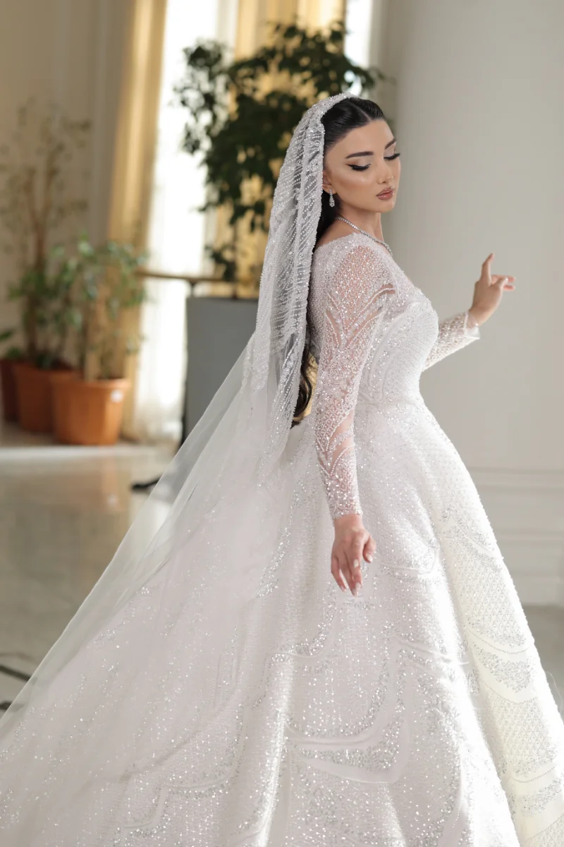 Premium Wedding GLN-016 gəlinlik modeli