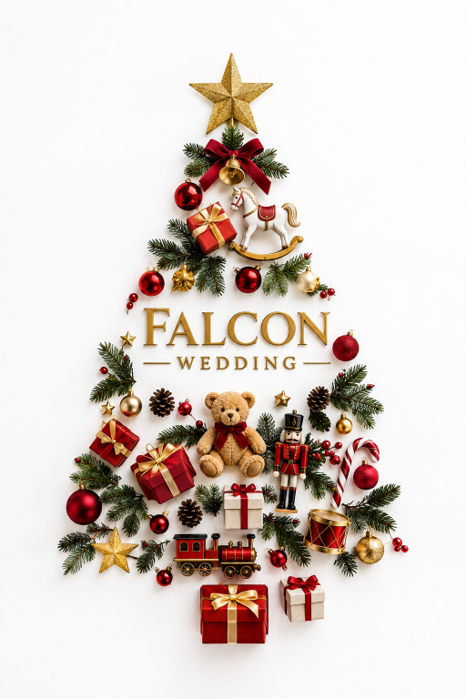 Korporativ Yeni İl bəzəyi, Falcon Wedding şam ağacı